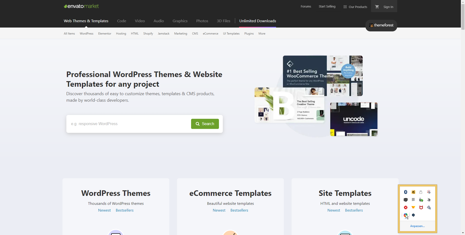 Themeforest Wordpress Themes und Templates kaufen